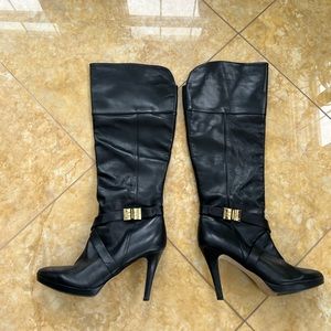 Black Marc Fisher Knee High Boots
